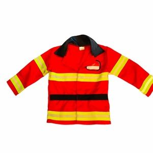 Great Pretenders Fireman Costume Red Size 5-6